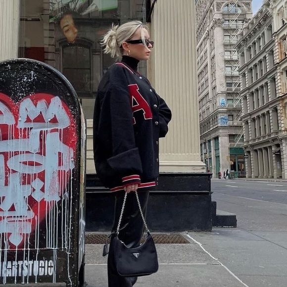Adika Maddox Varsity Jacket Sz Ml 